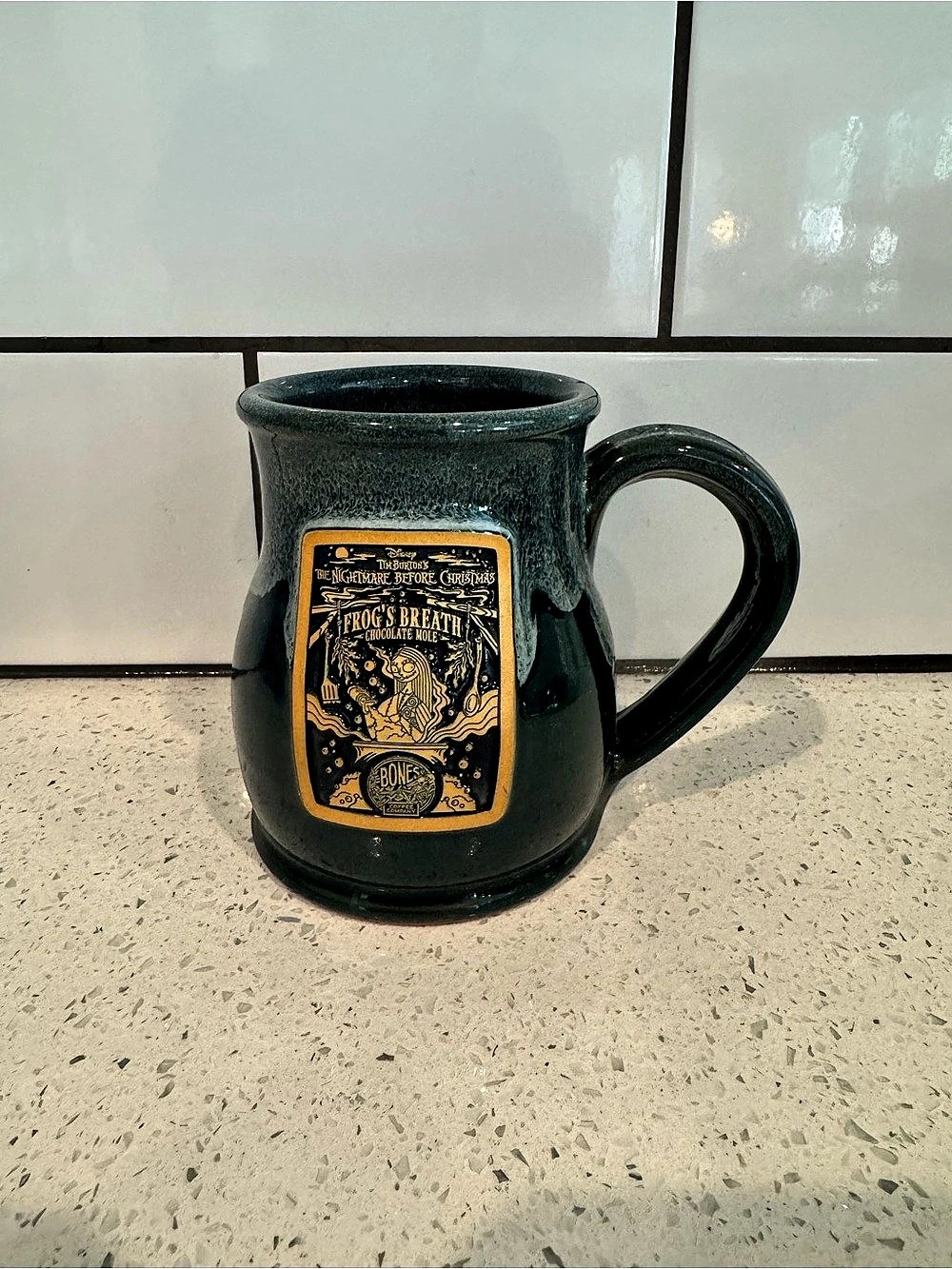 Disney The Nightmare Before Christmas Frog's Breath Chocolate Mule Green Mug